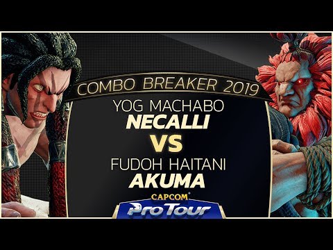 YOG Machabo (Necalli) vs FUDOH Haitani (Akuma) - Combo Breaker 2019 Top 8 - CPT 2019