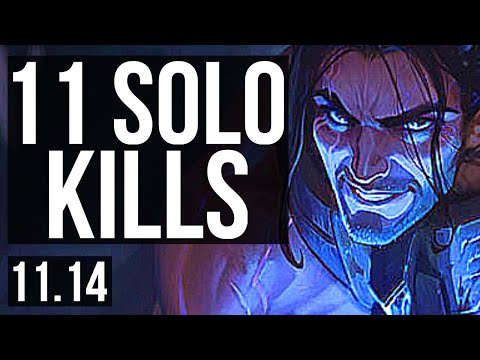 SYLAS vs YASUO (MID) | 16/0/7, 11 solo kills, Legendary, 400+ games | EUW Diamond | v11.14