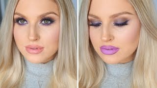 Chit Chat GRWM! ♡ Bold Purple Liner & Two Lip Options!