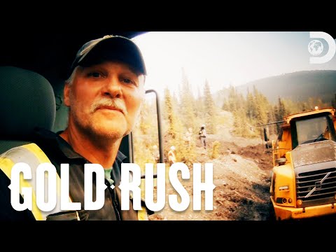 66 Ton Rock Truck gets STUCK! | Gold Rush | Discovery