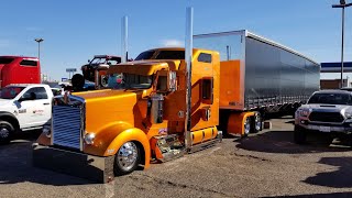 Fully custom Kenworth W 900 from Nava Transport Rollin R Enterprises of Oxnard ca