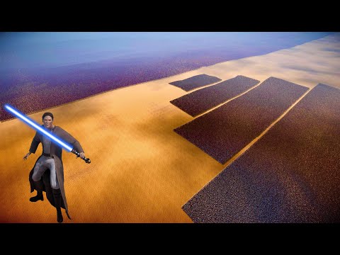 15,000,000 RED COATS vs 500,000 JEDI KNIGHTS | Ultimate Epic Battle Simulator 2