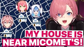 Lui's House Is Close To Both Suisei's & Miko's (Hololive) [Eng Subs]