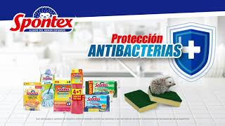 Spontex Descubre la protección antibacterias anuncio