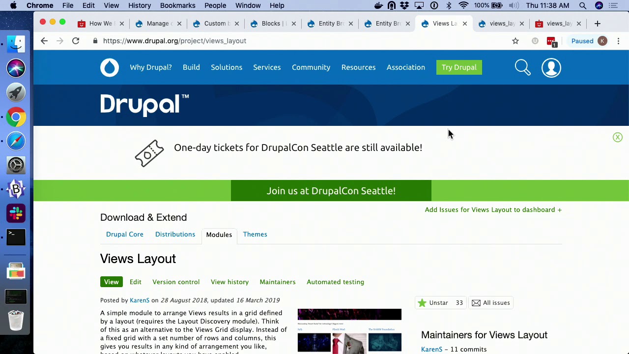 DrupalCon Seattle 2019: Layout Builder in the Real World