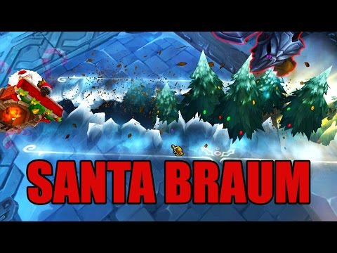 LoL Santa Braum Christmas Skin Spotlight - League of Legends