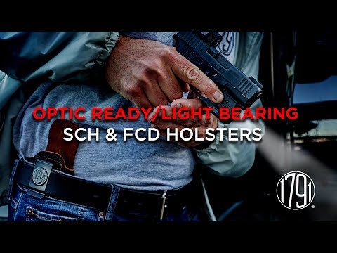 1791 Gunleather Optic Ready Light Bearing Smooth Concealment \u0026 Fair Chase Deer Hide IWB Holsters.