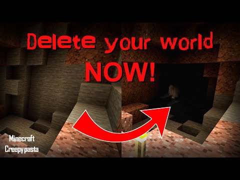 If Tunnels Start Appearing, DELETE YOUR WORLD! Minecraft Creepypasta Bedrock