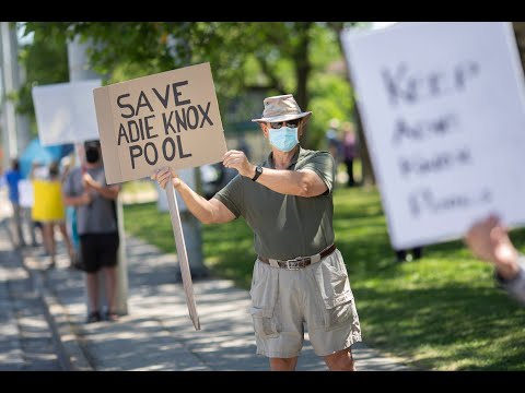 Residents fight to save pool at Adie Knox from closing