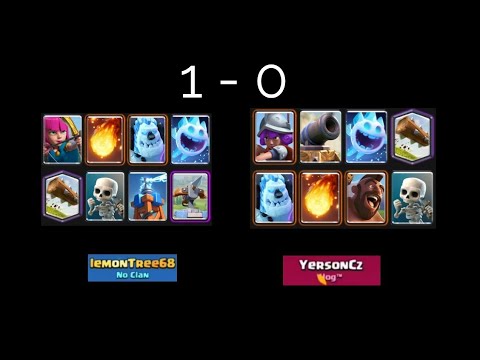 xbow vs hog rider (hog 2.6) - clash royale