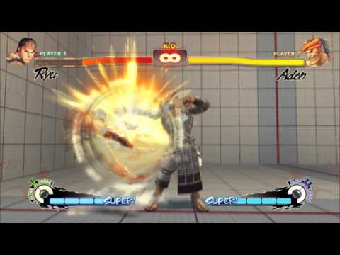 Super Street Fighter 4 Arcade Edition 2012 - Adon combo video