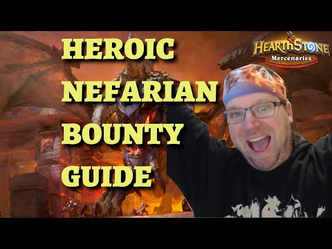 HEROIC Nefarian Bounty Guide (Hearthstone Mercenaries Blackrock Mountain)