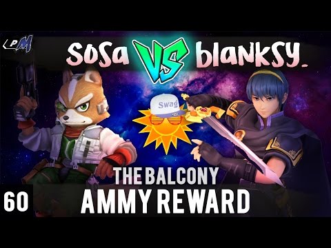 PM @ the Balcony 60 - Ammy Reward ft. blanksy. (Marth) VS R3|Sosa (Fox)