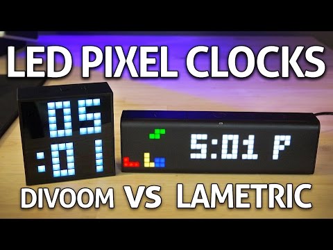 Smart LED Pixel Clock: Divoom Timebox Mini vs LaMetric REVIEW!