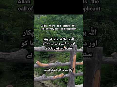 Allah    hears    and   accepts   the call of every caller and supplicant #quotes #urdu #urdu