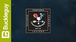 Conceria La Bretagna, Gaucho Oil | Ocean Blue | Veg Tan Leather Demo