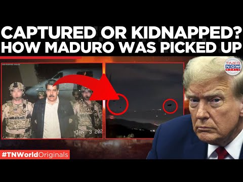 EXACT MOMENT: Was Maduro CAPTURED & Taken Away in US Forces Chinook? Visuals Show | Times Now World