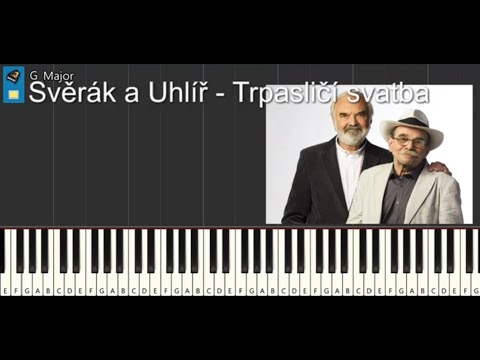 Zdeněk Svěrák a Jaroslav Uhlíř - Trpasličí svatba (Piano tutorial)