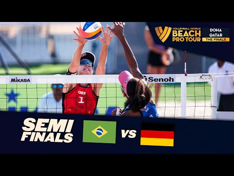 Ana Patrícia/Duda vs. Müller/Tillmann - Semi Final Highlights | Doha Finals 2023 #BeachProTour