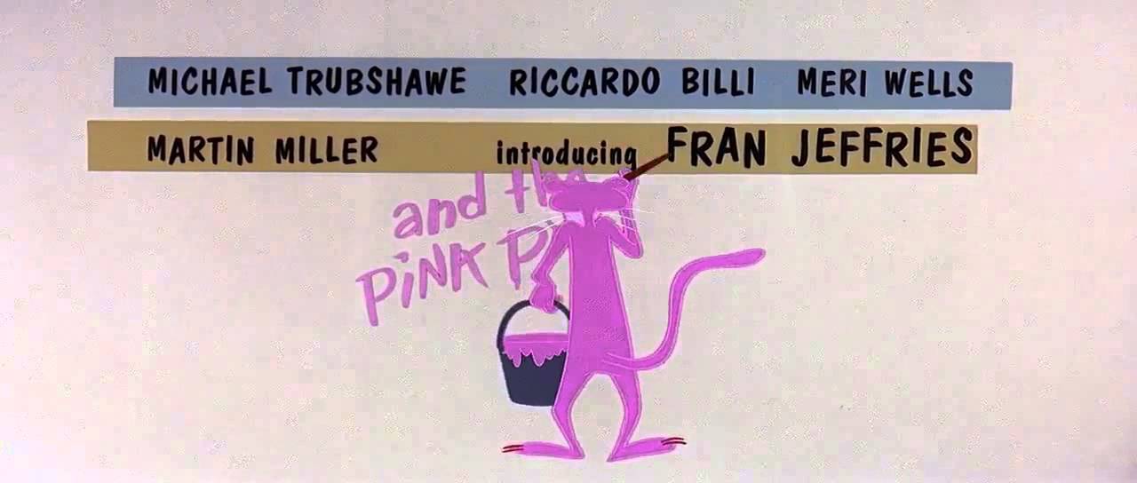 Friz Freleng - The Pink Panther Title Sequence (1963) - YouTube