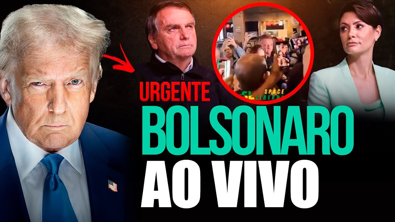| URGENTE: Bolsonaro acompanha Micheli no aeroporto em meio a uma multidão