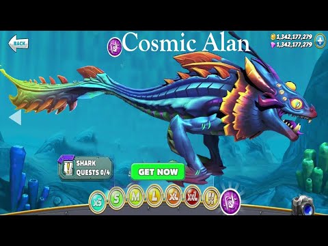 Hungry Shark World - NEW COSMIC ALAN Unlocked Update - All 39 Sharks Unlocked Android Gameplay