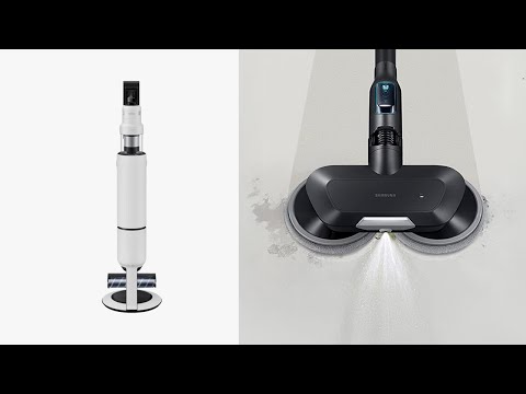 How to use the Spray Spinning Sweeper with Samsung Bespoke Jet AI vacuum