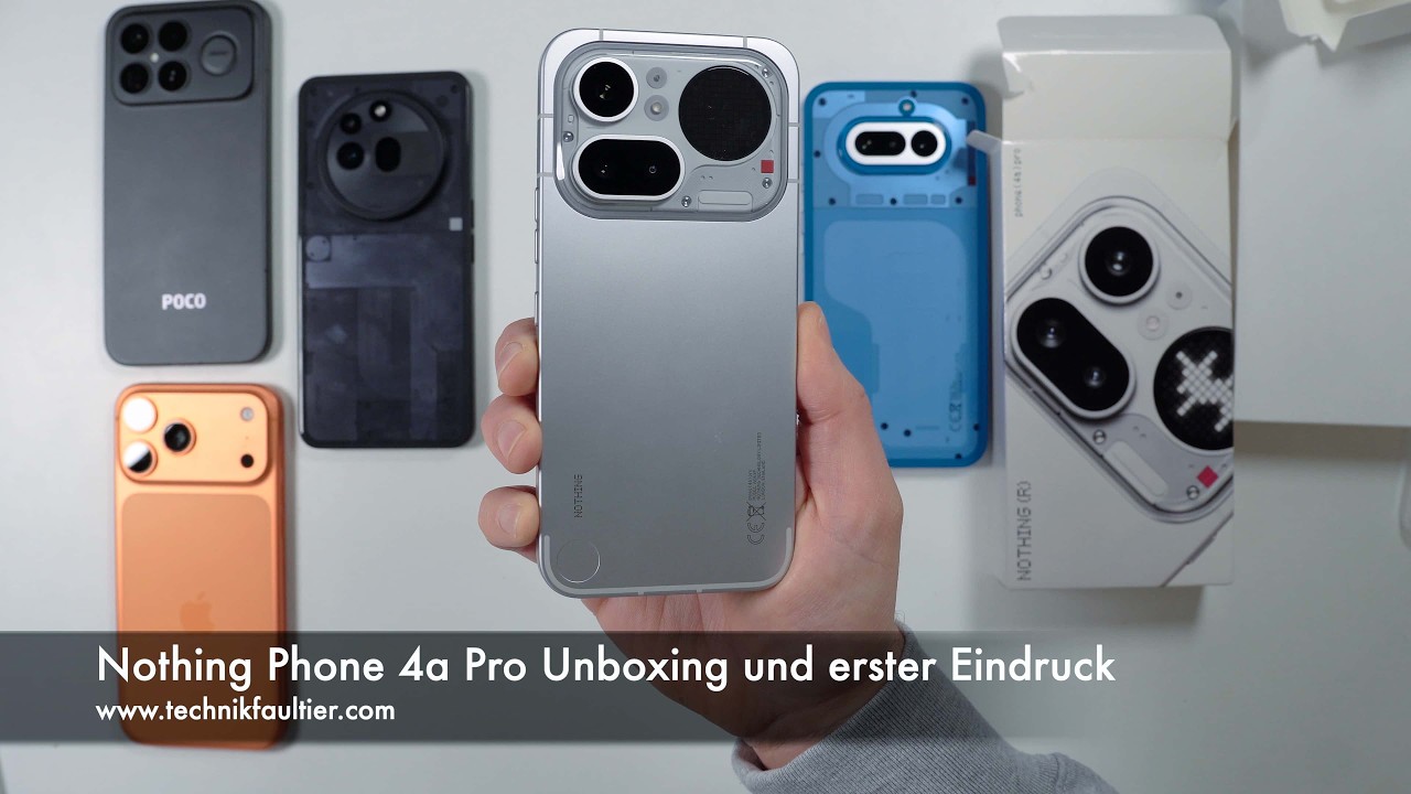 Nothing Phone 4a Pro Unboxing und erster Eindruck