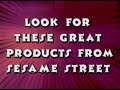 Look For These Great Products From Sesame Street 1998