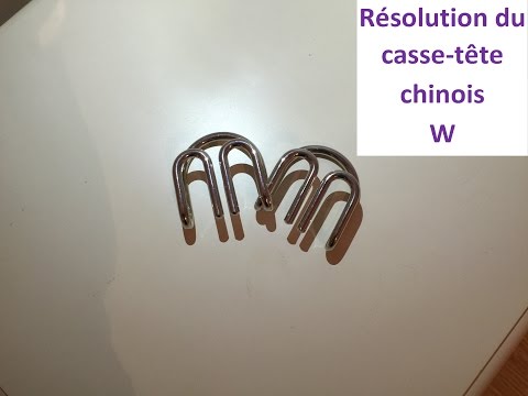 Résolution du casse-tête chinois W