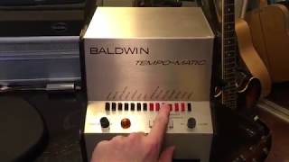 Video thumbnail for Baldwin Tempo-Matic Rhythm Machine Demo by Andrew Brassell