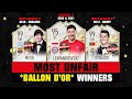 MOST UNFAIR Ballon d'Ors in HISTORY! 😬💔 ft. Messi, Lewandowski, Ronaldo...