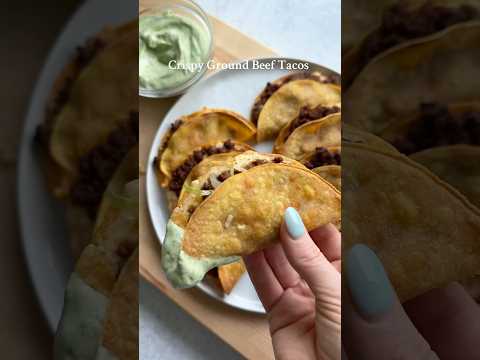 Crispy Ground Beef Tacos