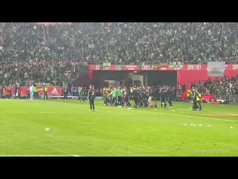 Incredible Scenes the Moment Betis Won the Copa del Rey | Miranda Penalty⚽🔥