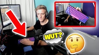 Tfue Explains Why He Plays With a Vertical Keyboard! (Tfue Sideways Keyboard)