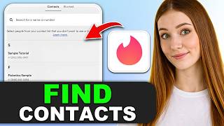 How to Find Contacts on the Tinder App in 2026