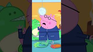 DINOSAUR at George's Window! #PeppaPig #Shorts