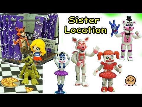 Five Nights A Freddy S Sister Location Funko Vinyl Ballora Baby Funtime Foxy Game Toy Set - funtime freddy roblox royale high