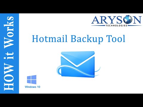 How to Backup Hotmail Email using Hotmail Backup Tool