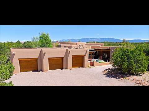 Pueblo Style Retreat in Las Campanas property video