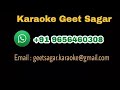 Gapoochi Gapoochi Gam Gam Karaoke Nitin Mukesh Lata Mangeshkar Trishul