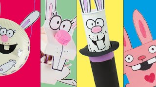 4 Fun and Easy Bunny Crafts to Make at Home | DIY Craft for kids On Box Yourself