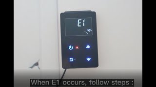 Troubleshooting Fogatti RV Tankless Water Heater with E1 Code