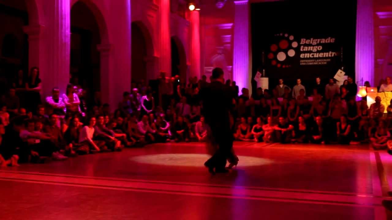 Bruno Tombari y Mariangeles Caamano Cuarteto Armando Gresca @ Belgrade Tango Encuentro 2012