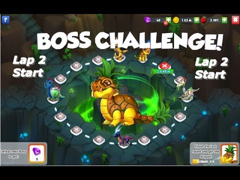Boss Challenge-Dragon Mania Legends | Lap 2 Start | Pineapple Dragon | DML | HD