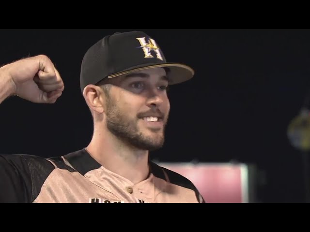 ファイターズ・バーヘイゲン投手ヒーローインタビュー 9/14 E-F