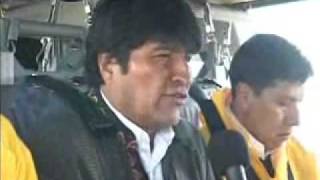 preview picture of video 'Evo Morales habla respceto inundaciones'