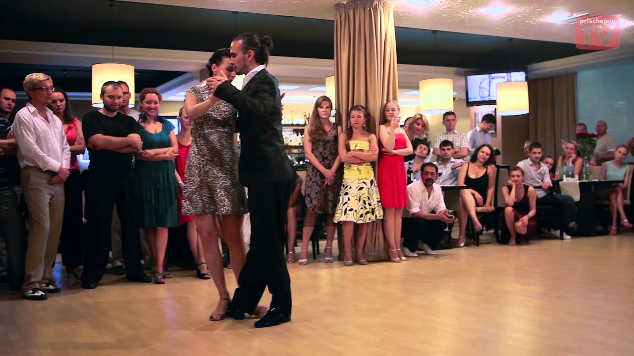 Ekaterina Nazarova - Aleksey Salienko, Russia, Moscow, Milonga "El Color" http://prischepov.ru