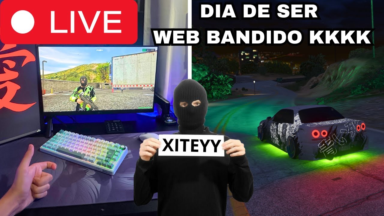 🔴🔫HOJE TEM GTA RP KKKK VAMOS SER WEB BANDIDOS🔫🔴