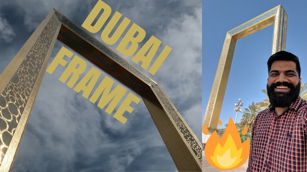 Join a traveler on a journey through Dubai Frame.